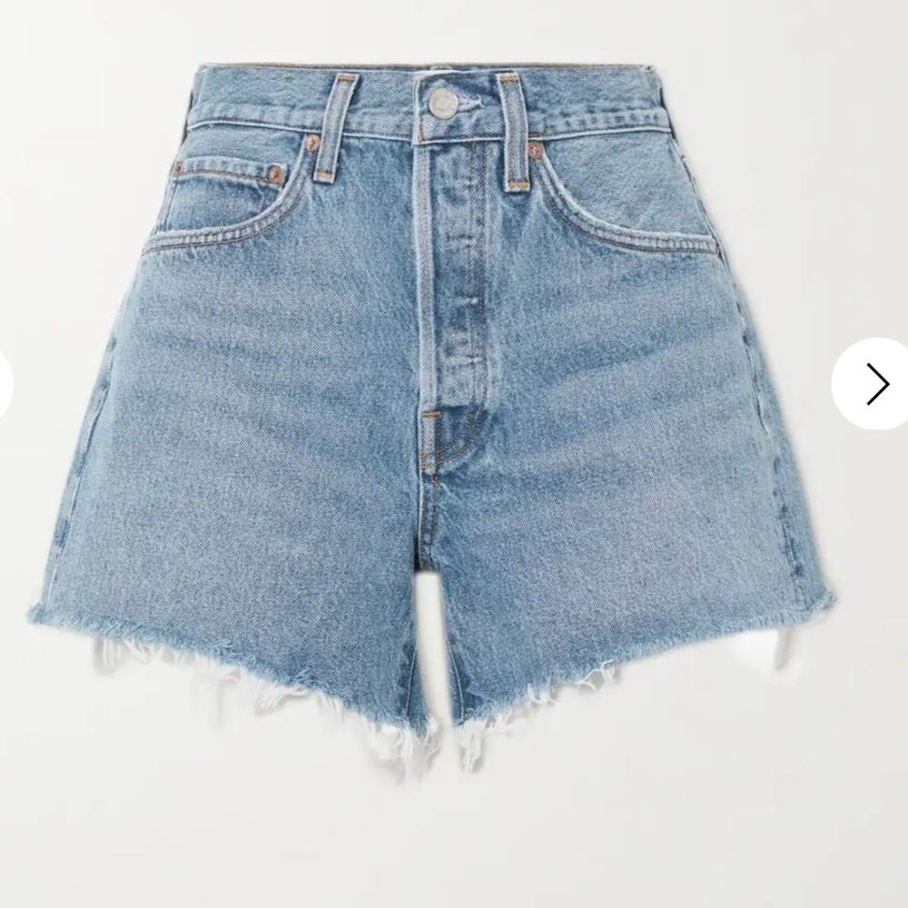 Agolde Blue Jean Shorts